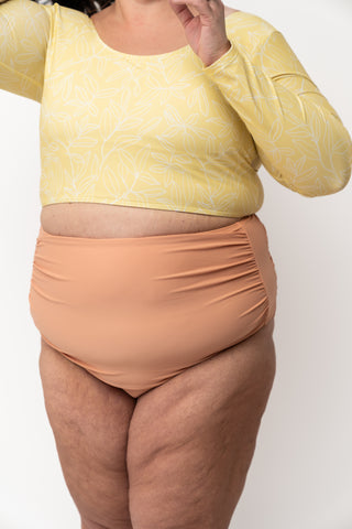 High Rise Barefoot Bottom | Strawberry