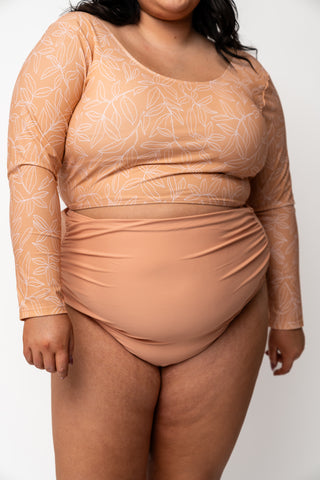 High Rise Barefoot Bottom | Strawberry