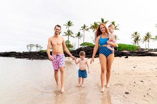 Hang Ten Men's Shorts | Coral Crush Palm Tree