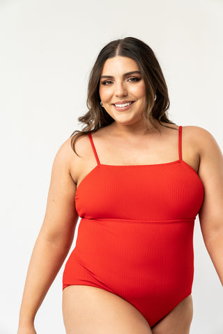 Shoreline One Piece | Poppy Red