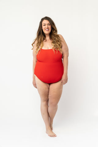 Shoreline One Piece | Poppy Red