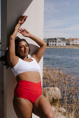 Vacationer Bottom | Poppy Red