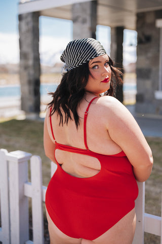 Shoreline One Piece | Poppy Red