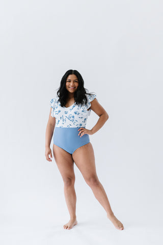 Ocean One Piece | Ocean Blue Floral