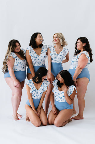 Ocean One Piece | Ocean Blue Floral