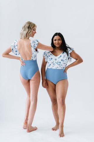 Ocean One Piece | Ocean Blue Floral