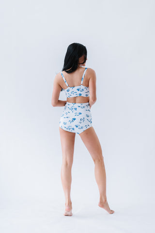 Salty Air Top | Ocean Blue Floral