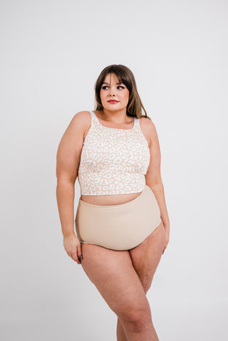 Adventurer Top | Tan Leopard Print