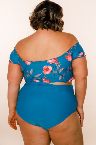 Mo'orea Top | Blue Floral | Final Sale