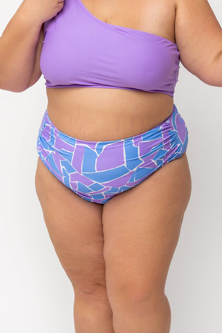 Barefoot Bottom | Geometric Purple & Blue