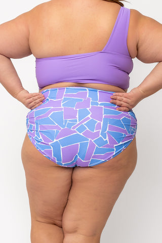 Barefoot Bottom | Geometric Purple & Blue