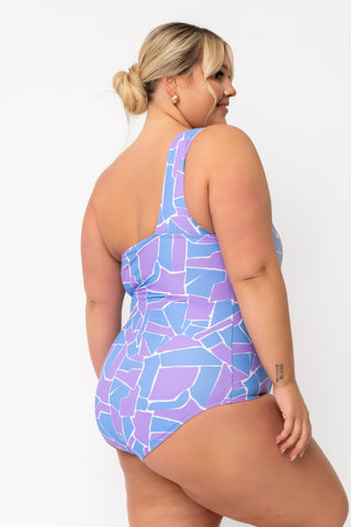 Journey One Piece | Geometric Purple & Blue