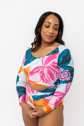 Surfer Top | Floral Fusion