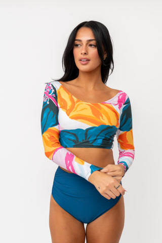 Surfer Top | Floral Fusion