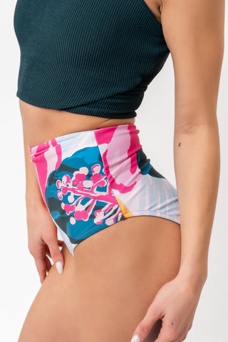 Leisure Reversible Bottom | Floral Fusion/Hibiscus