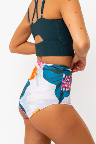 Leisure Reversible Bottom | Floral Fusion/Hibiscus