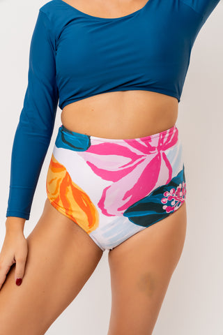 Leisure Reversible Bottom | Floral Fusion/Hibiscus