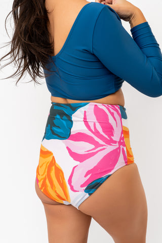 Leisure Reversible Bottom | Floral Fusion/Hibiscus