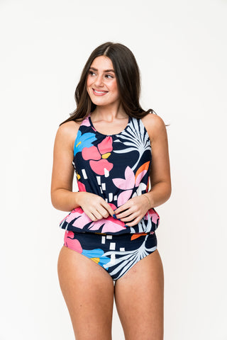 Chase Top | Blue Wave Floral