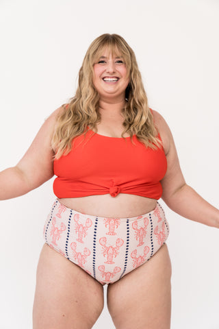 Leisure Reversible Bottom | Nautical Red Lobster