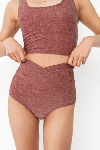 Vacationer Bottom | Cranberry Shimmer