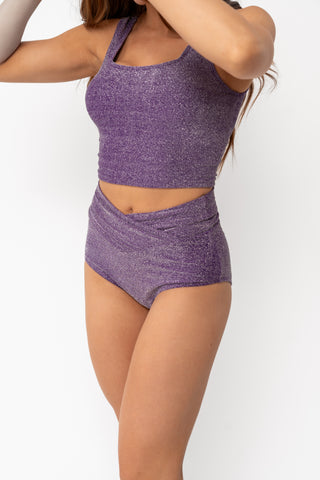 Vacationer Bottom | Purple Shimmer