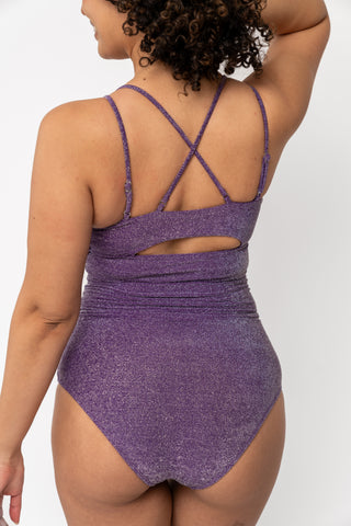 Vacationer Bottom | Purple Shimmer