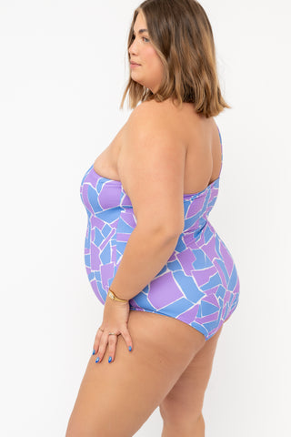 Journey One Piece | Geometric Purple & Blue