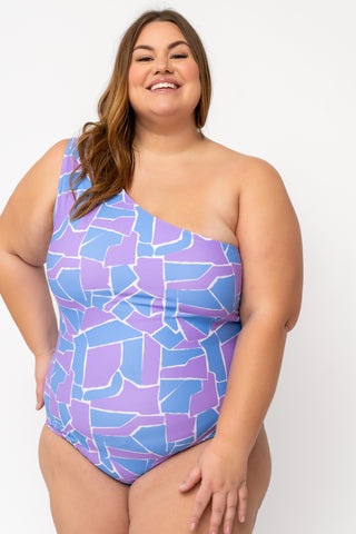 Journey One Piece | Geometric Purple & Blue