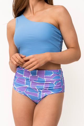 Barefoot Bottom | Geometric Purple & Blue
