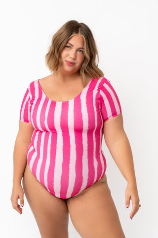 Kirra One Piece | Floral Fusion Pink Horizon