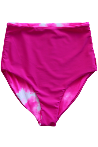Leisure Reversible Bottoms |  Neon Pink & Tie Dye Pink