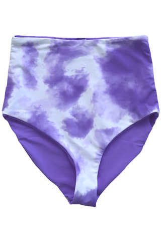 Leisure Reversible Bottoms |  Neon Purple & Tie Dye Purple