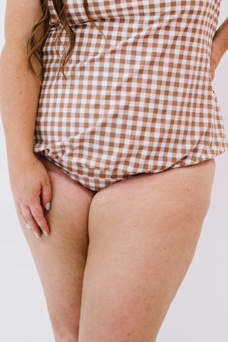 Barefoot Bottom | Clay Gingham | Final Sale