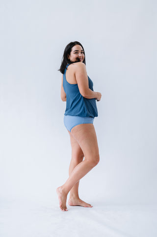 The Chase Top | Deep Blue