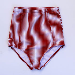 At The Beach Bottoms | Red & White Stripes | Final Sale
